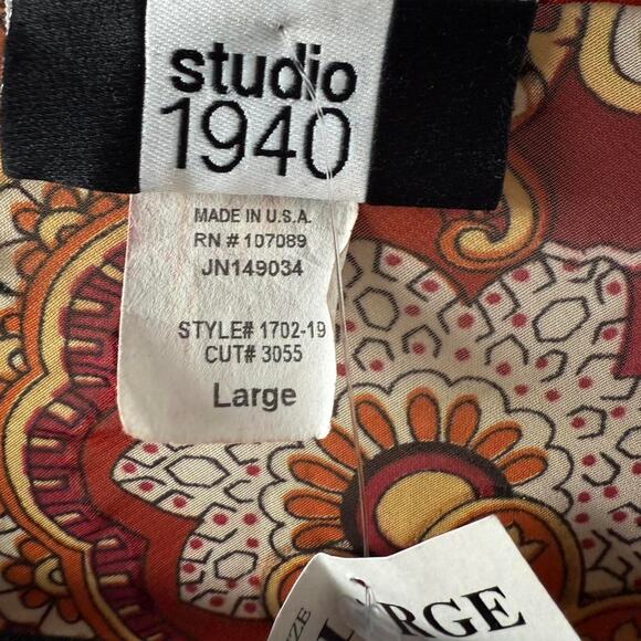 Vintage groovy burgundy top - Picture 6 of 6